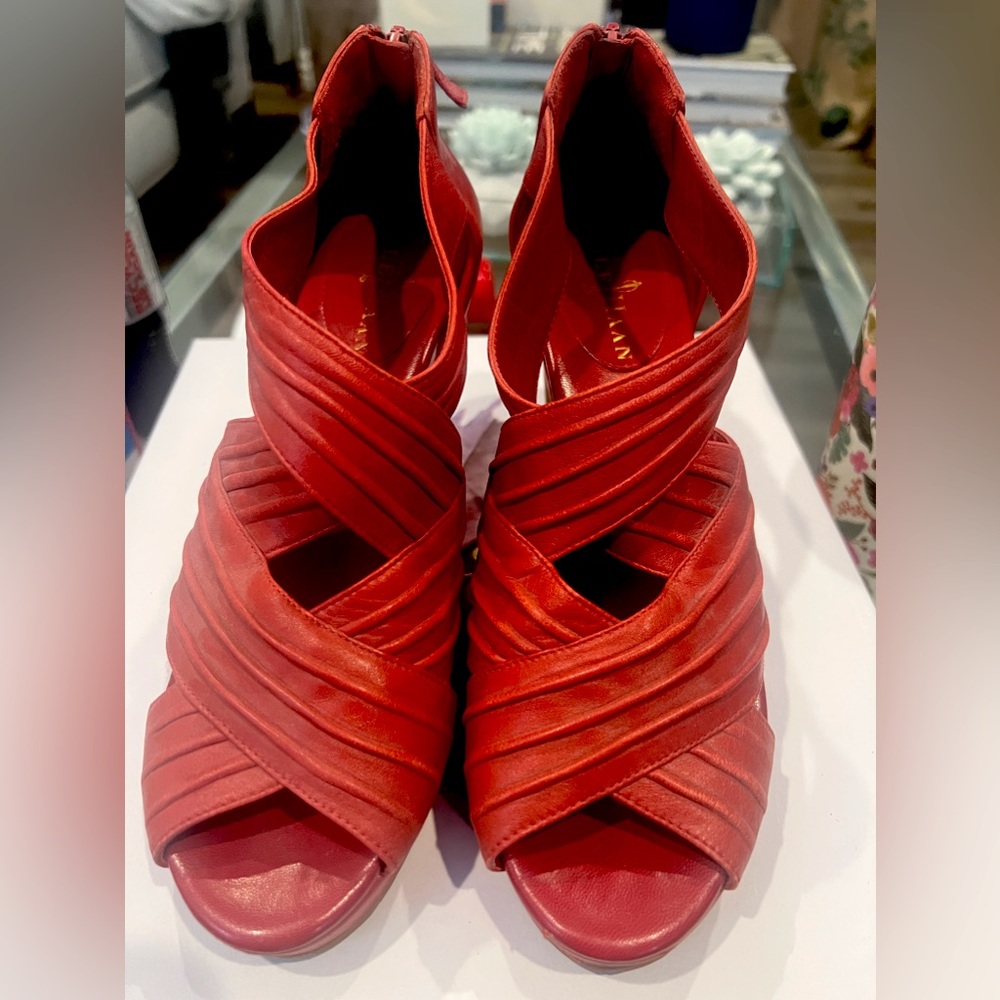 Cole Haan Peep Toe Wedge